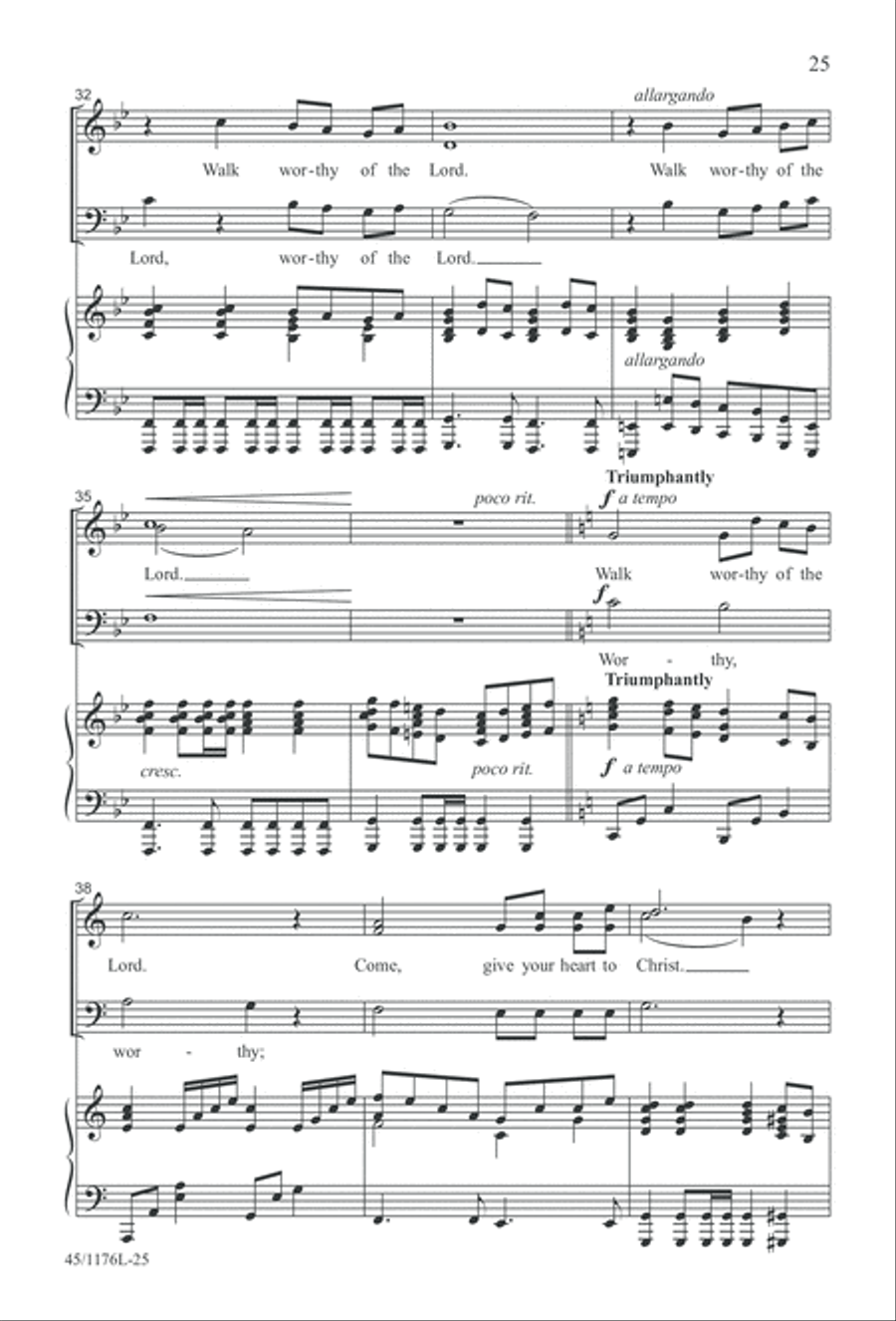 10 More Anthems for about 10 Singers 3-Part scores gallery preview page 25