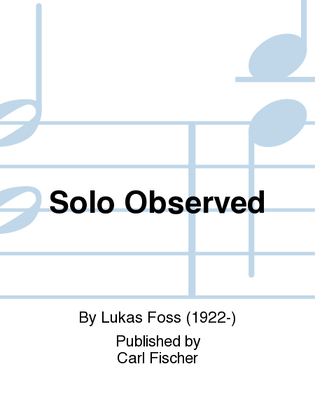 Solo Observed