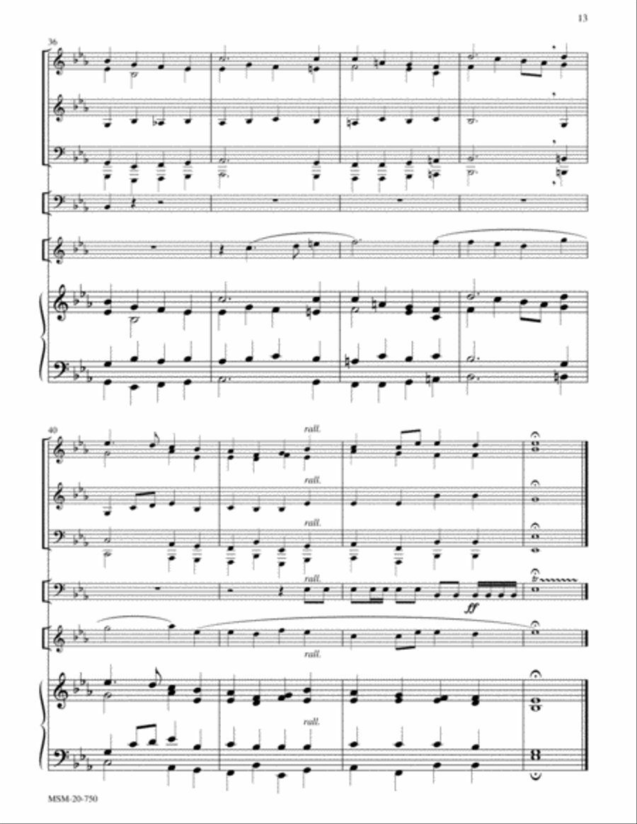 Crown Him with Many Crowns (Diademata) Choir scores gallery preview page 6