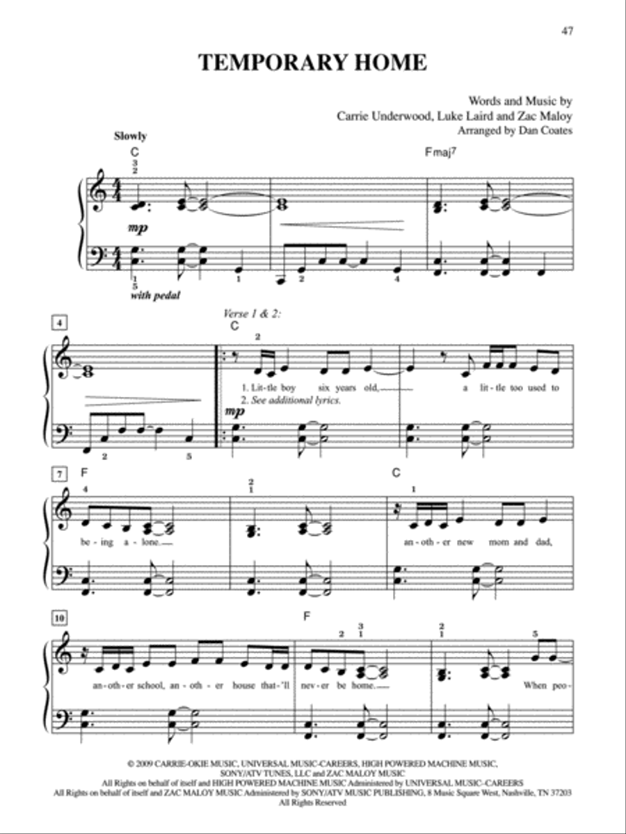 2010 Greatest Pop & Movie Hits Easy Piano scores gallery preview page 5