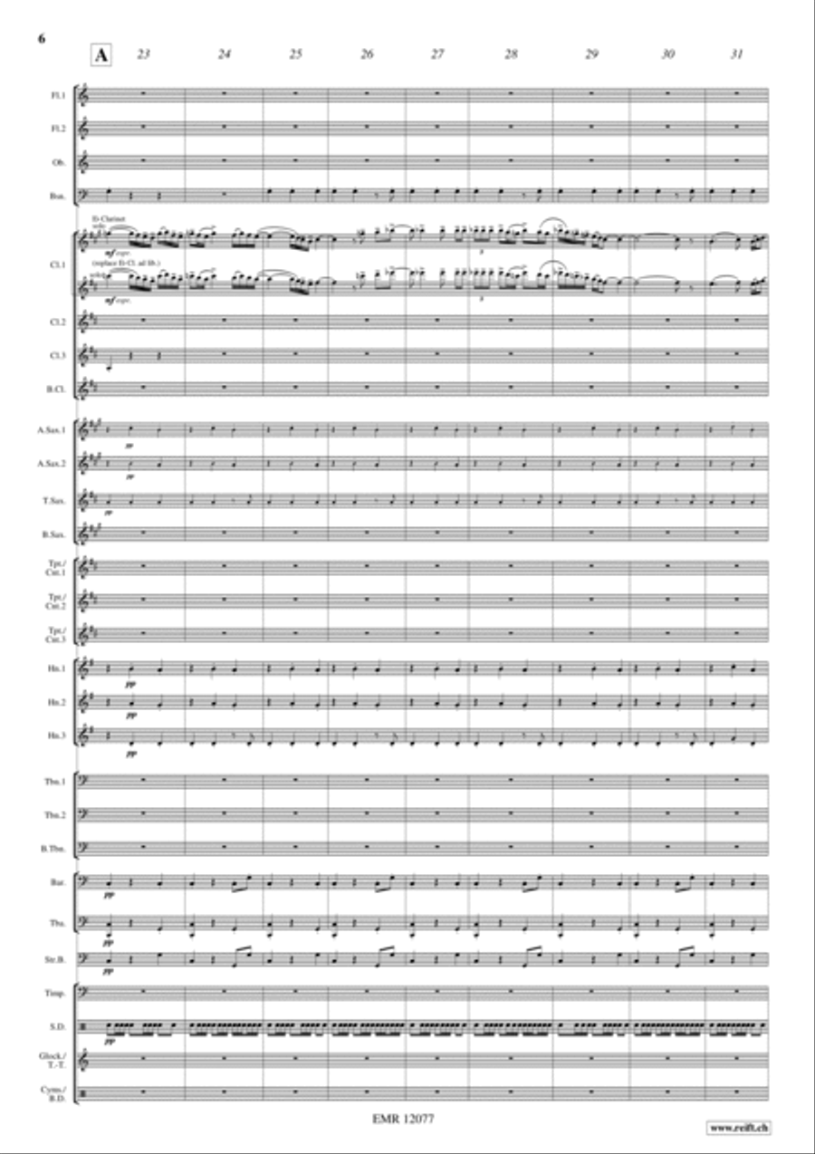 Bolero Concert Band scores gallery preview page 6