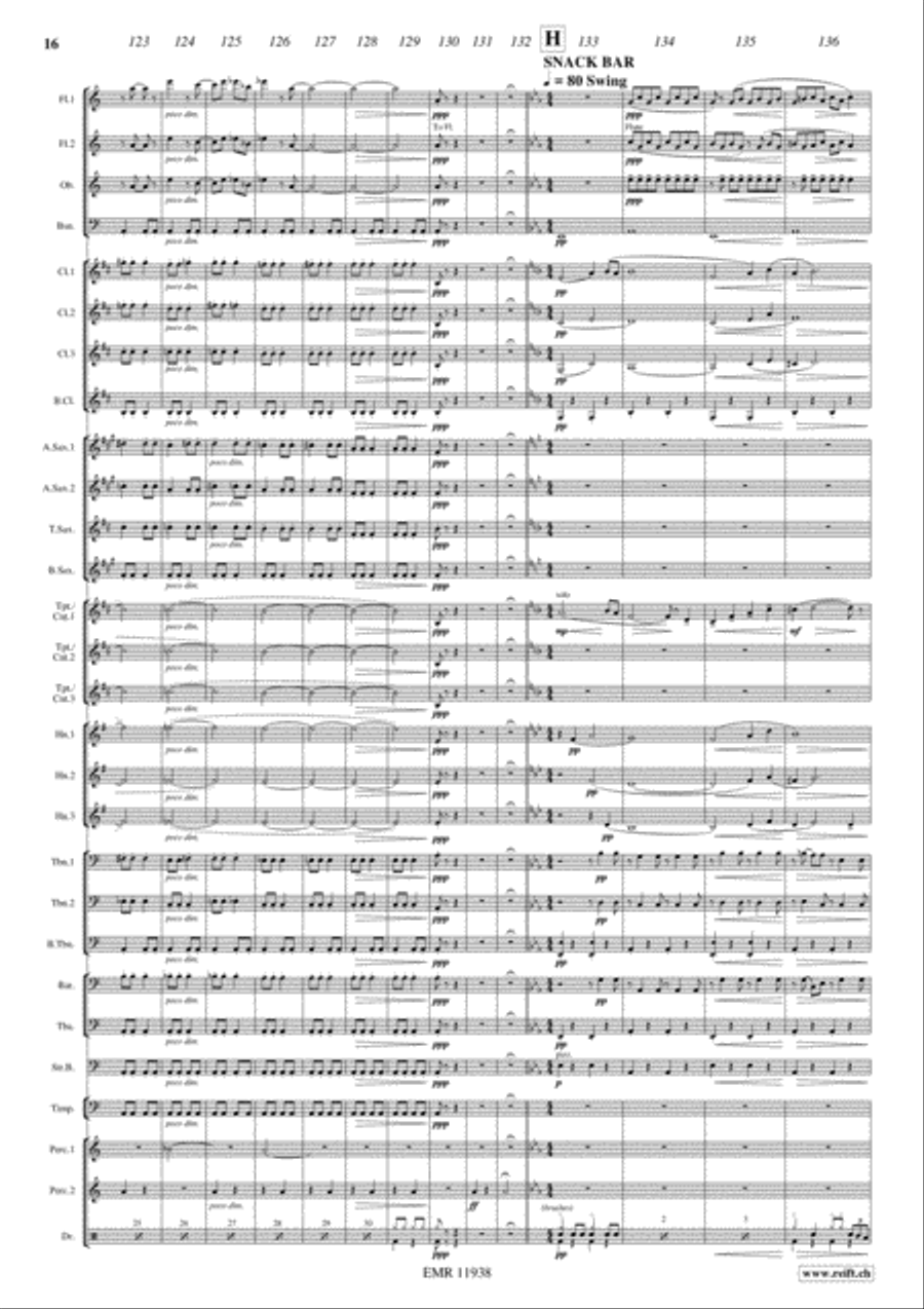 The Sicilian Clan The Sicilian Clan Concert Band scores gallery preview page 17