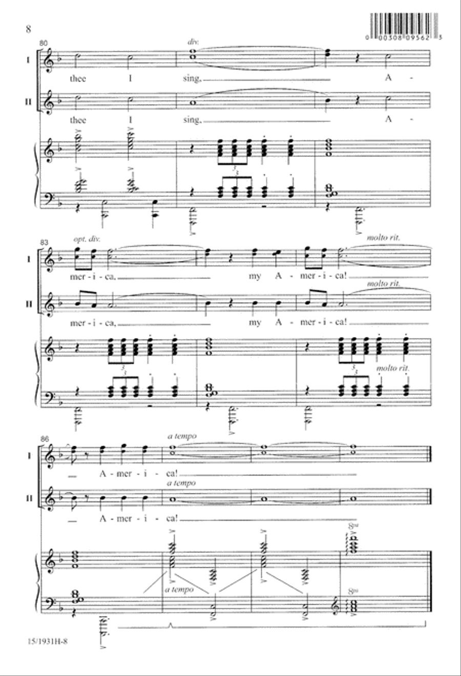 Sunrise Over America Sunrise Over America 2-Part scores gallery preview page 9
