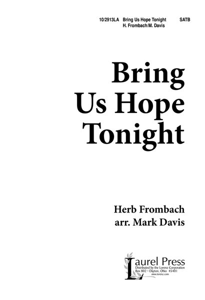 Bring Us Hope Tonight
