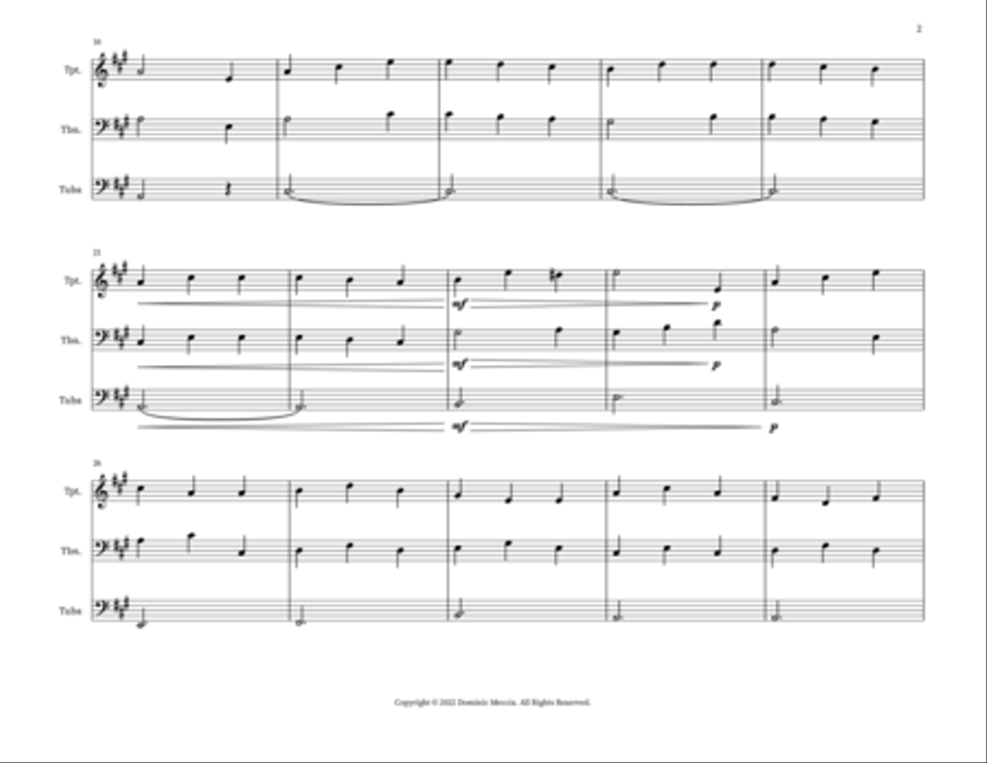 Llwyn On (The Ash Grove) Llwyn On (The Ash Grove) Small Ensemble scores gallery preview page 2