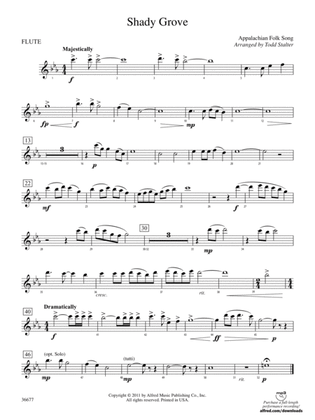 Shady Grove: Flute
