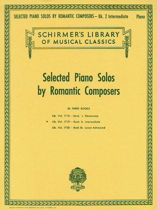 Book cover for Selected Piano Solos by Romantic Composers - Volume 2: Intermediate