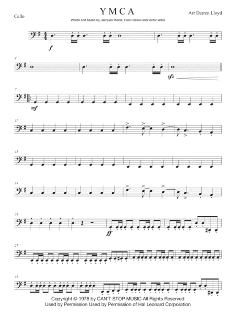 Y.M.C.A. String Trio scores gallery preview page 5