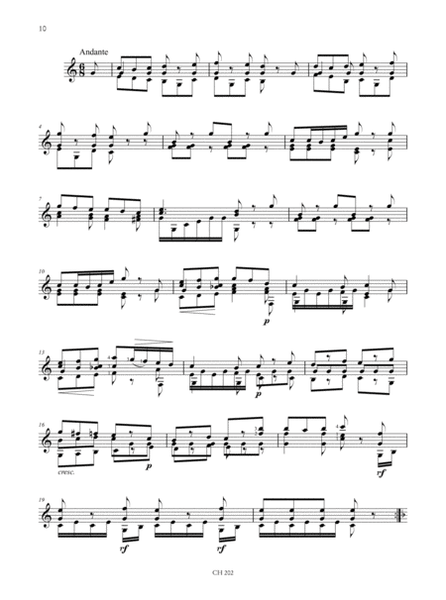 Grosse Sonate Op. 7 for Guitar