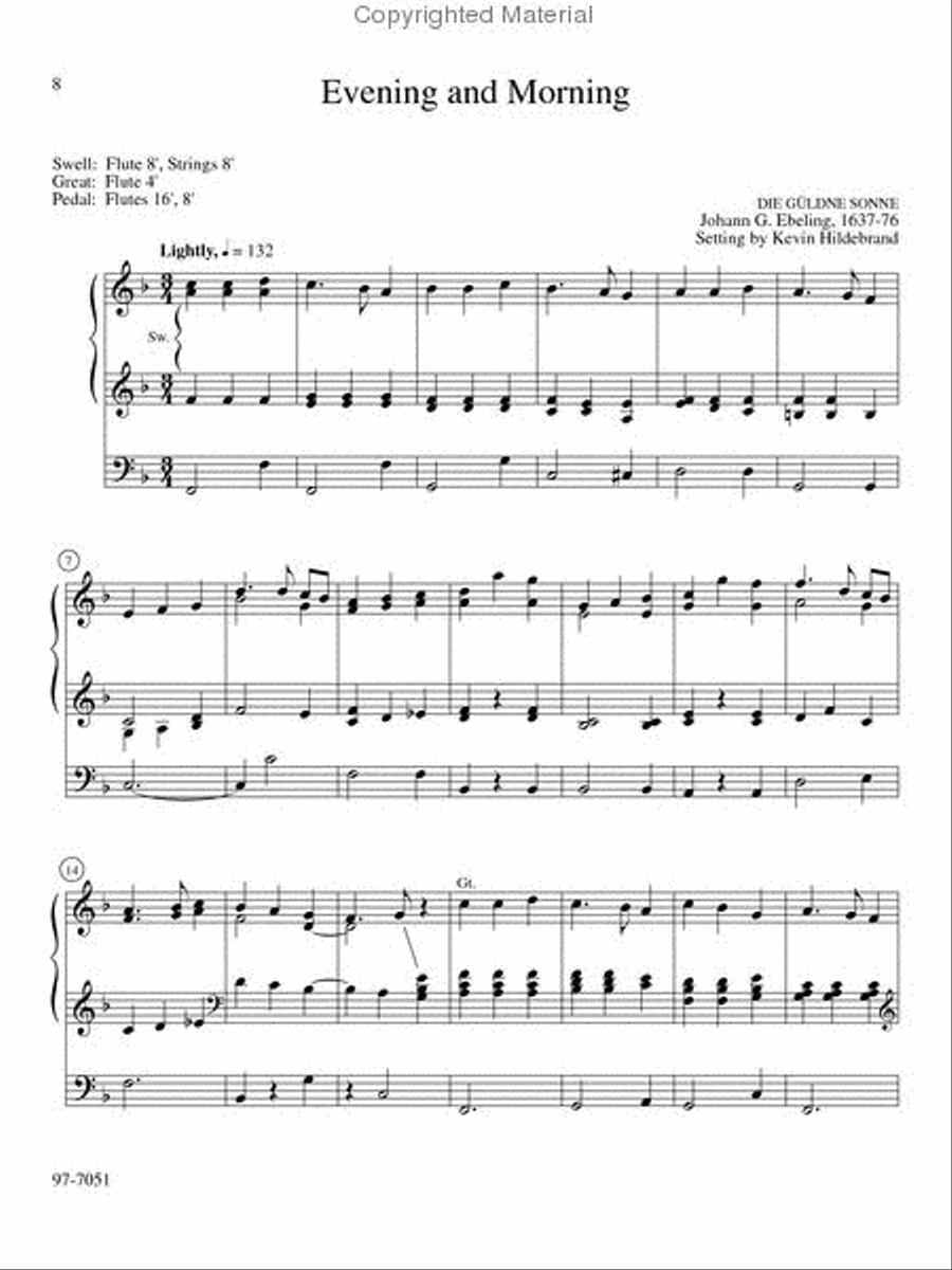 Six Hymn Improvisations, Set 5