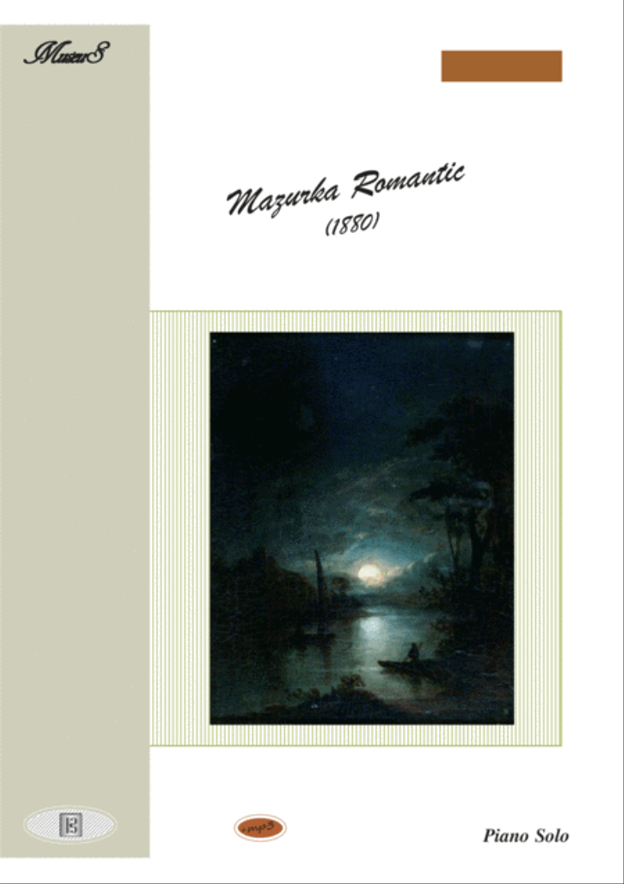 Mazurka Romantic 19th century for easy piano solo Easy Piano scores gallery preview page 1