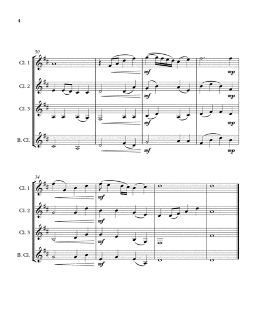 Have Yourself A Merry Little Christmas from MEET ME IN ST. LOUIS Woodwind Quartet scores gallery preview page 5