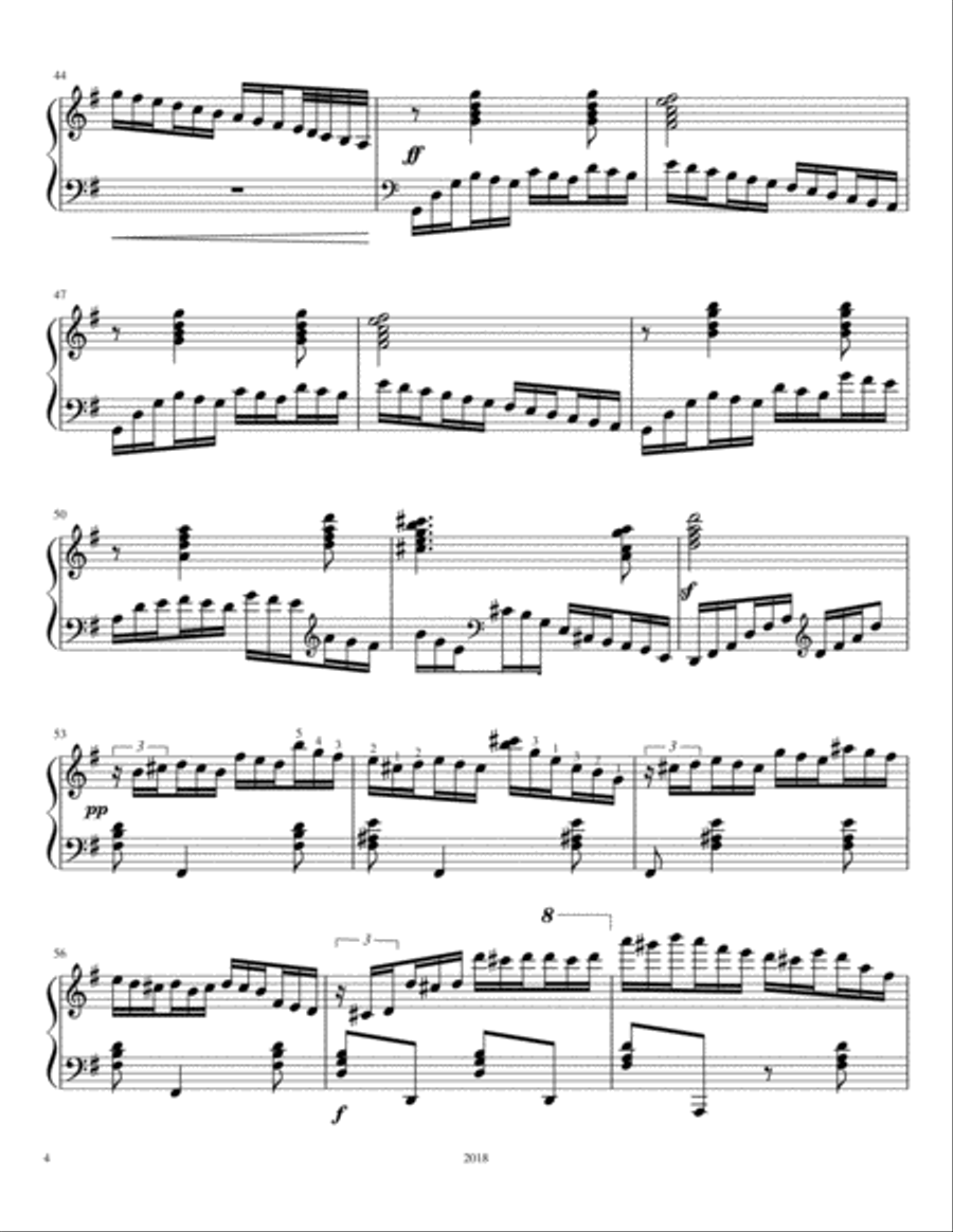 Blossoms In The Summer Storm Piano Method scores gallery preview page 4