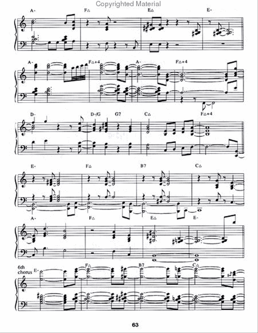 Jazz Piano Voicings - Volume 50 