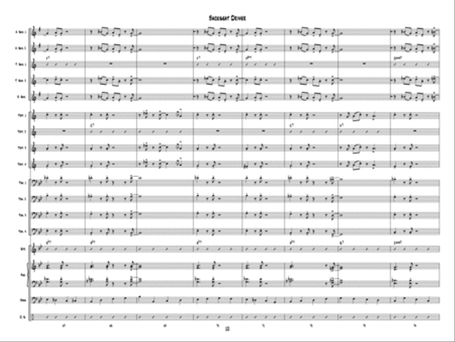 Backseat Driver Jazz Ensemble scores gallery preview page 10