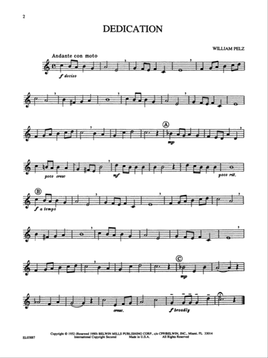 Classic Festival Solos (B-flat Trumpet), Volume 2 Cornet scores gallery preview page 6