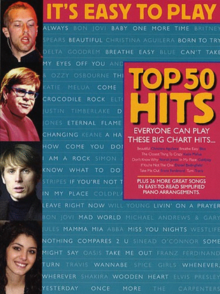 Book cover for It's Easy To Play Top 50 Hits