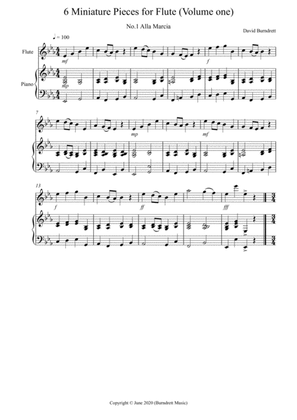 6 Miniature Pieces for Flute and Piano (volume one)