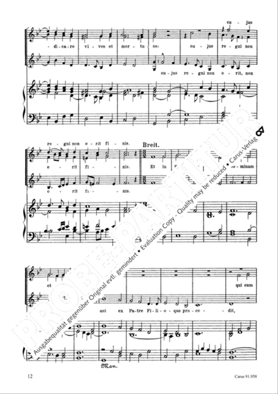 St. Benedictus-Messe SSA scores gallery preview page 13