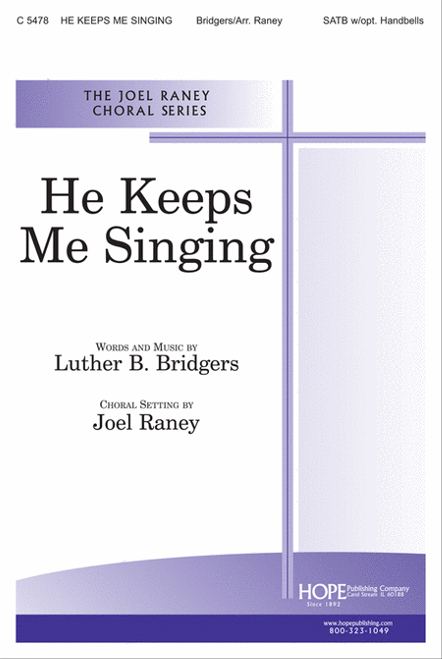 He Keeps Me Singing 4-Part scores gallery preview page 1