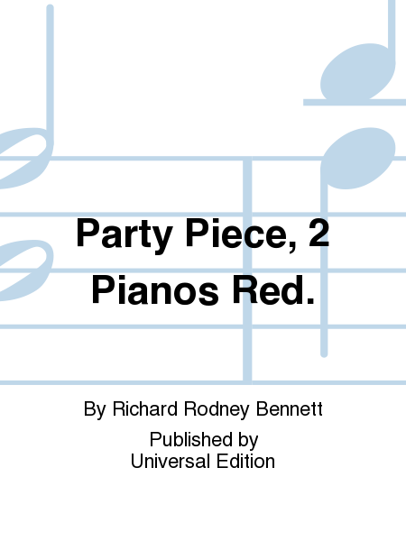 Party Piece, 2 Pianos Red.