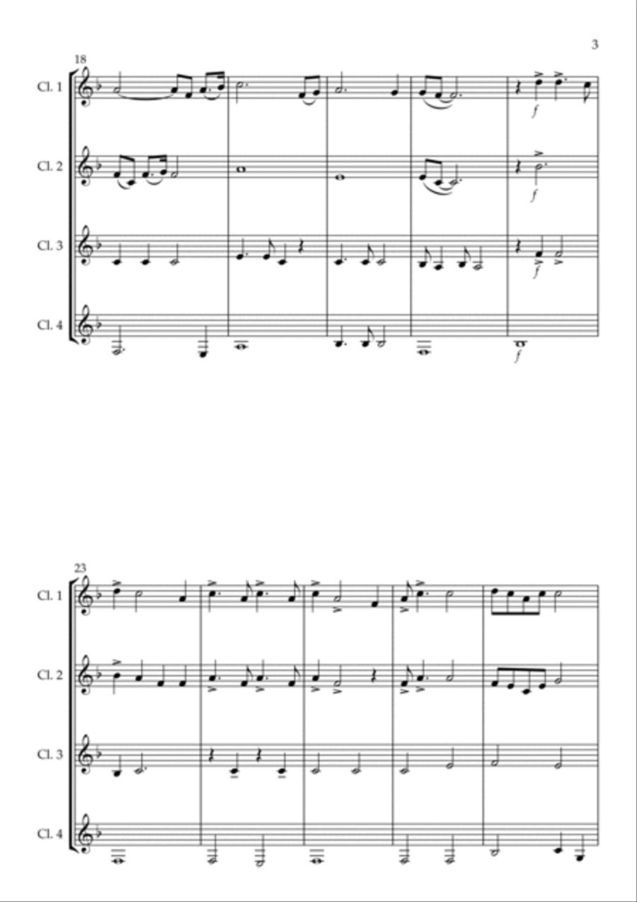 Shenandoah Shenandoah Woodwind Quartet scores gallery preview page 3
