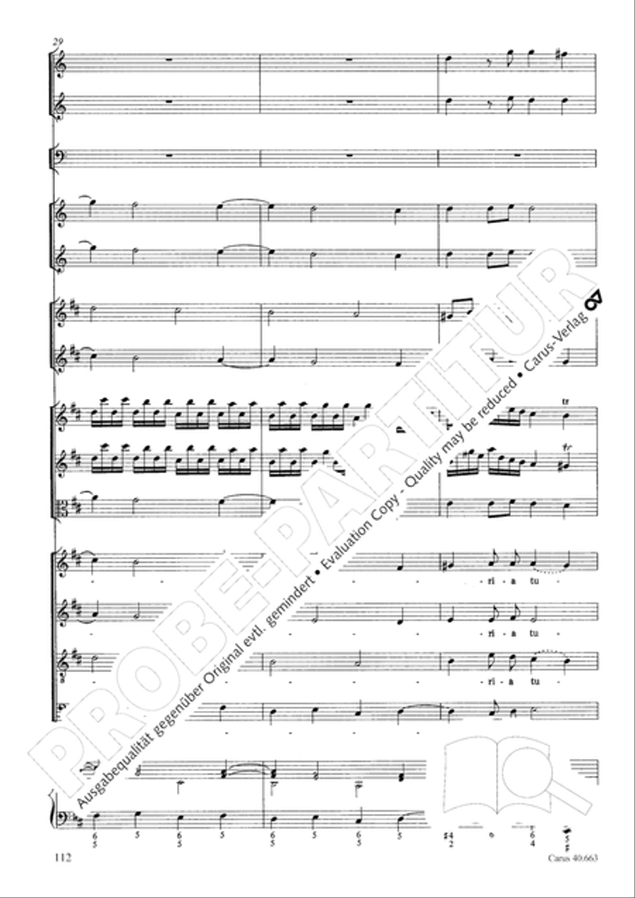 Mass in D minor (Missa in d) ATB scores gallery preview page 128