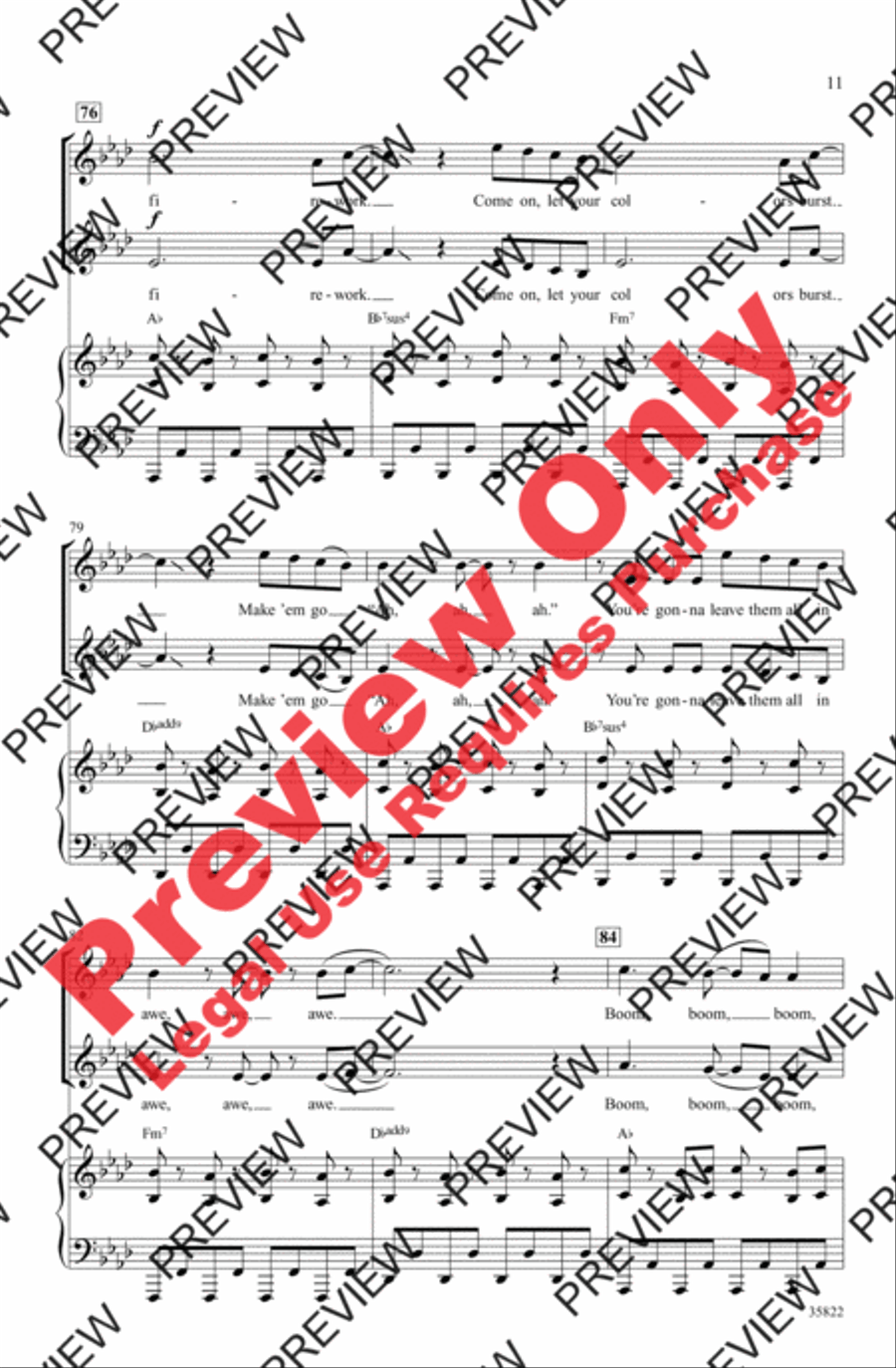 Firework Firework 2-Part scores gallery preview page 11