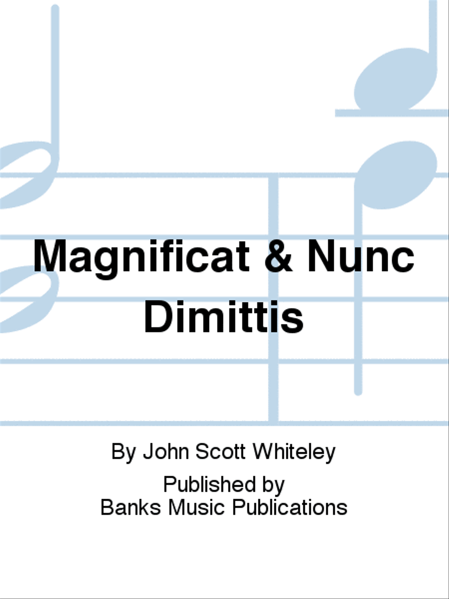 Magnificat & Nunc Dimittis SSAATTBB scores gallery preview page 1