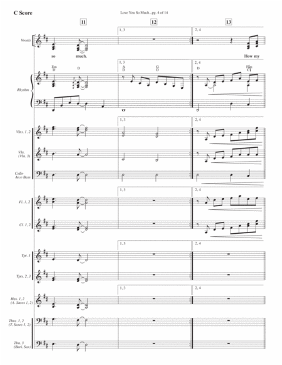 Love You So Much Voice scores gallery preview page 4