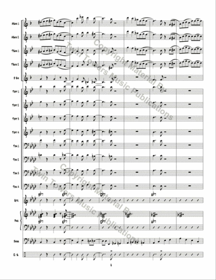 Junk Mix and Hubcap Sale Jazz Ensemble scores gallery preview page 9