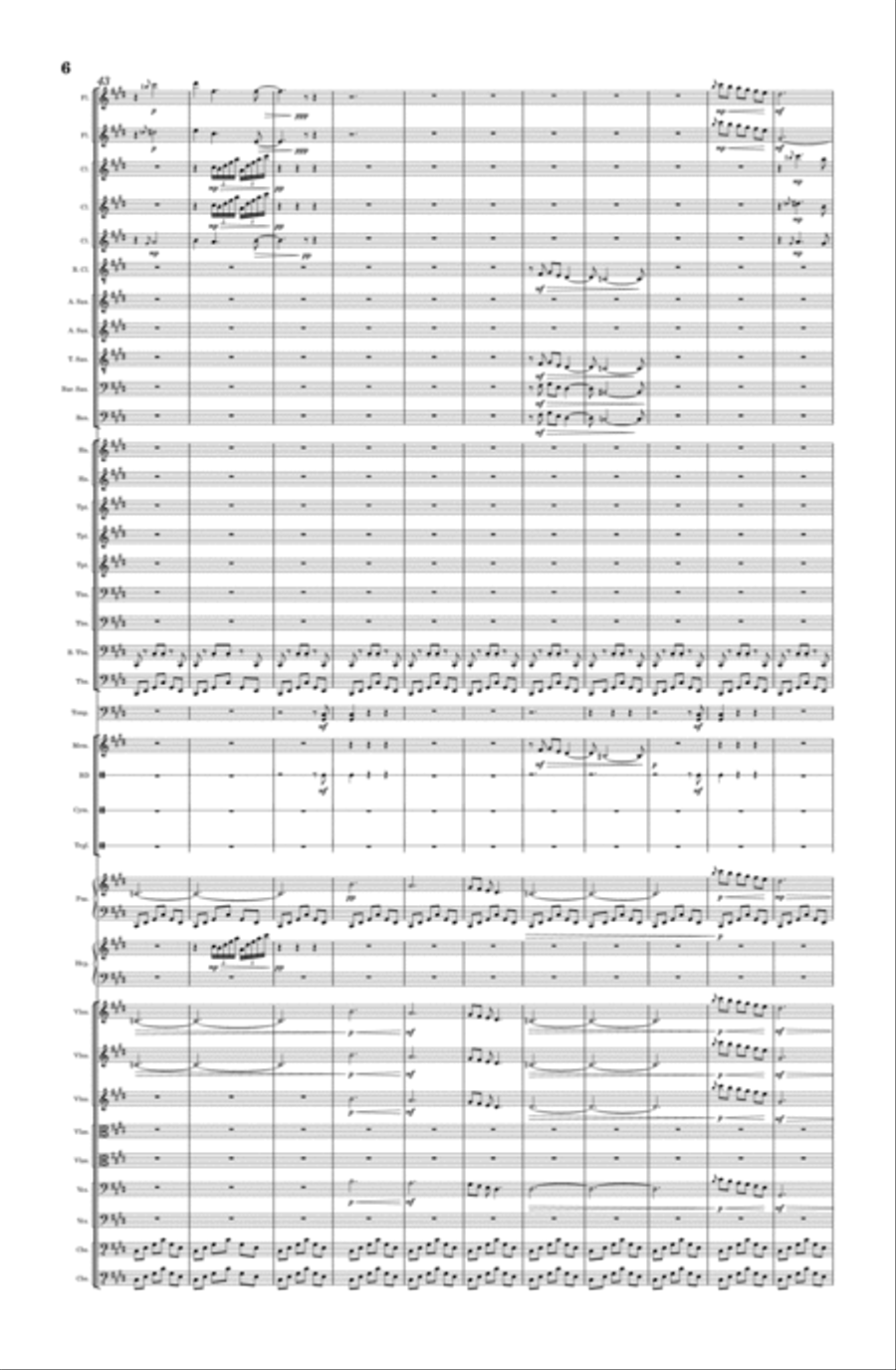 The Lost Theme Score String Orchestra scores gallery preview page 6