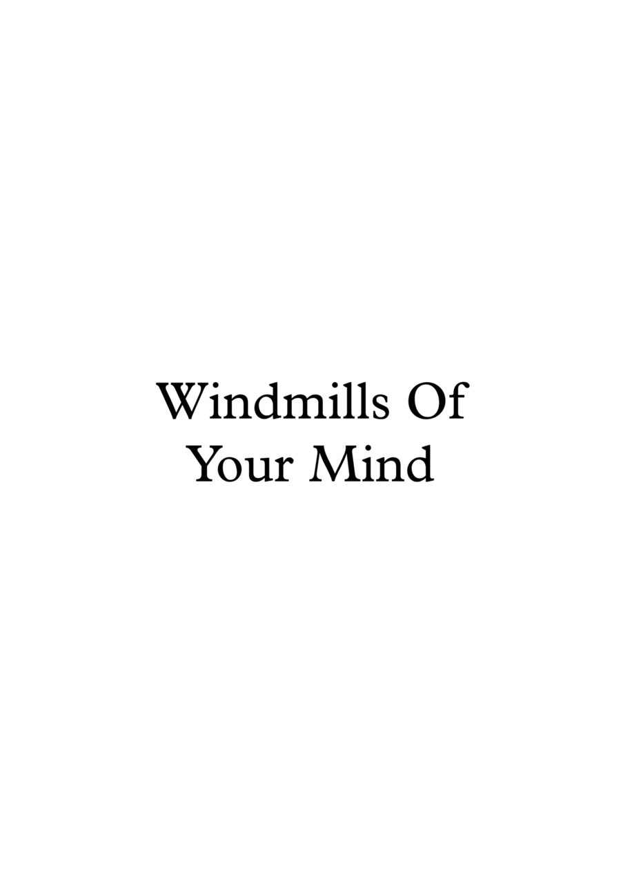 The Windmills Of Your Mind 4-Part scores gallery preview page 1