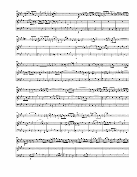 Aria: Halleluja, Stärk' und Macht from Cantata BWV 29 (arrangement for violin and organ)