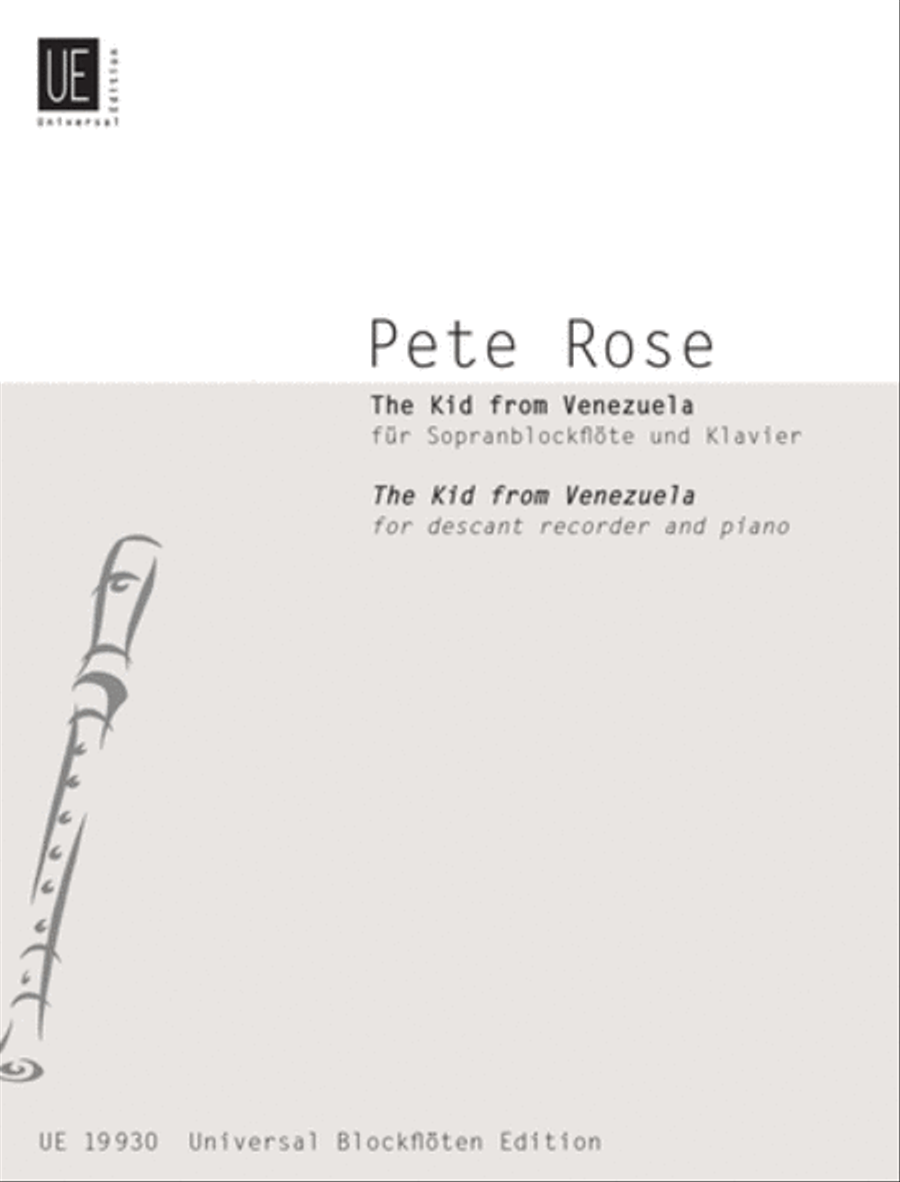 Kid From Venezuela, Soprano Recorder/Piano Soprano Recorder scores gallery preview page 1