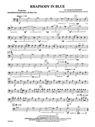 Rhapsody in Blue™: (wp) 1st B-flat Trombone B.C.