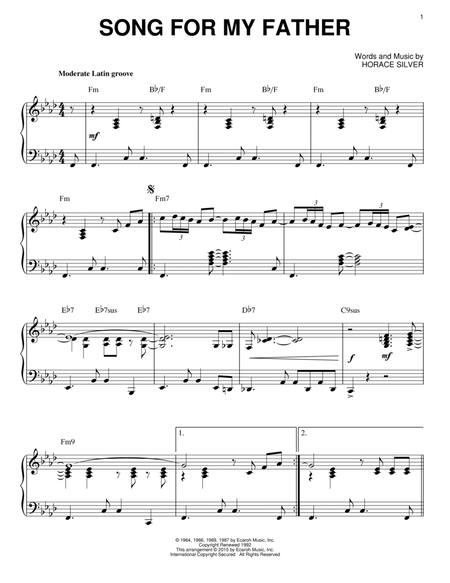 Song For My Father (arr. Brent Edstrom)