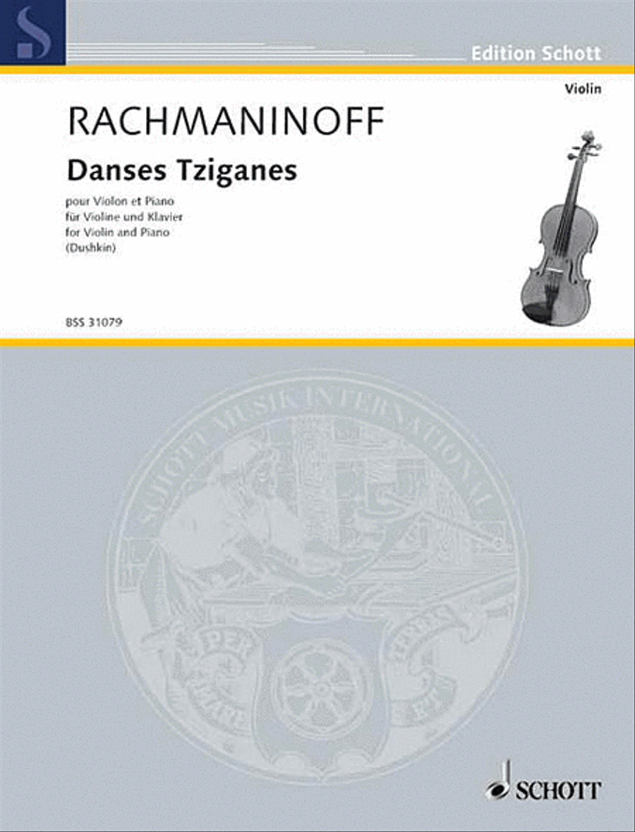 Danses Tsiganes Violin Solo scores gallery preview page 1