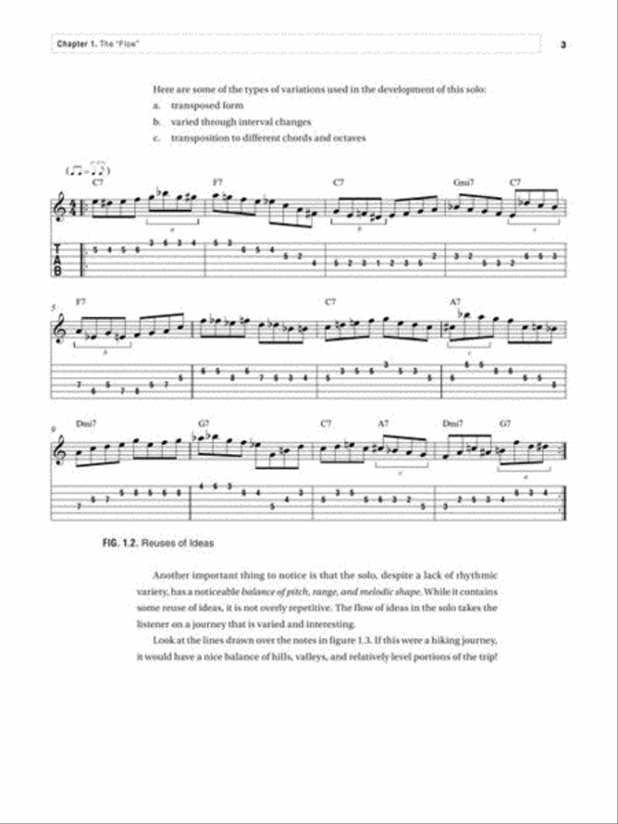 Jazz Guitar Improvisation Strategies Electric Guitar scores gallery preview page 13
