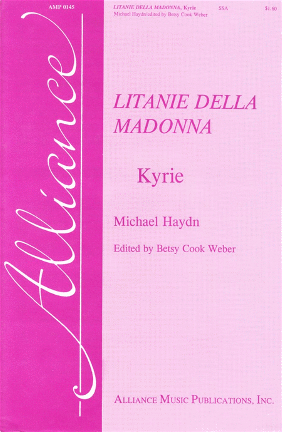 Kyrie from Litanie della Madonna SSA scores gallery preview page 1