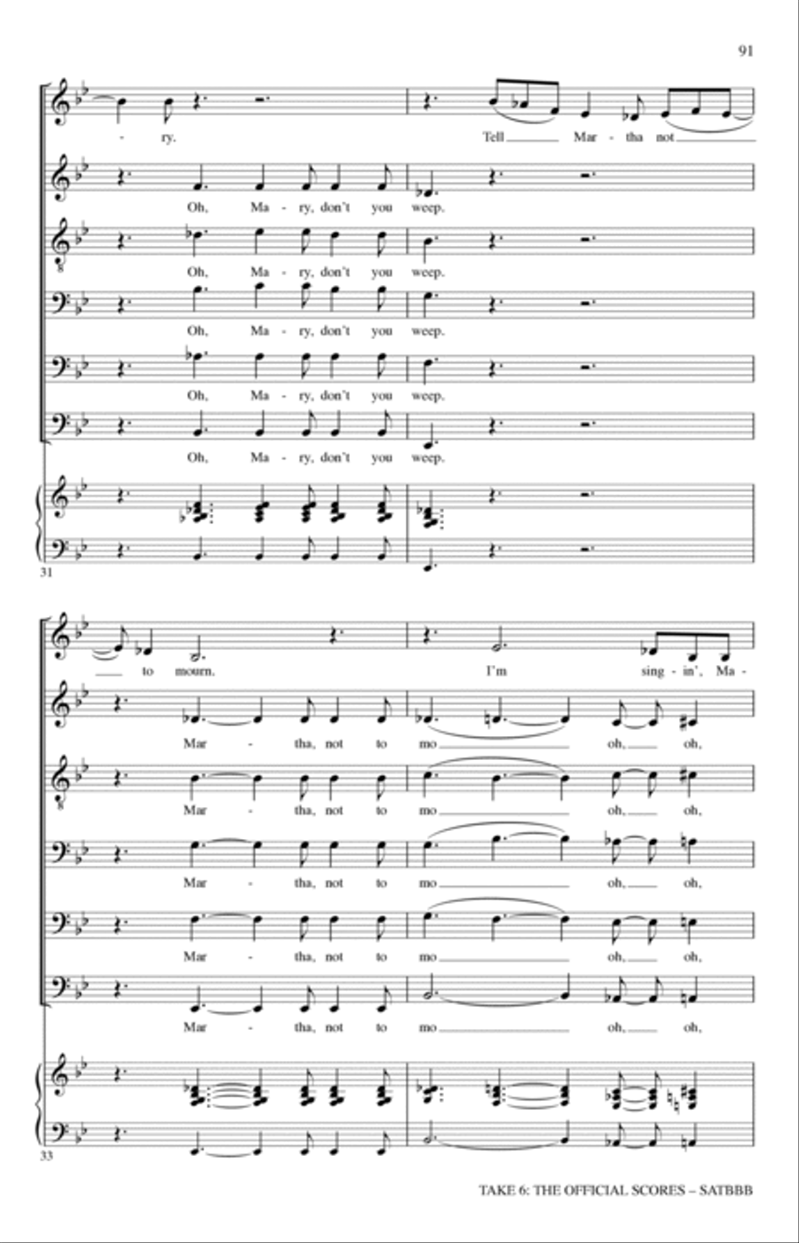 Mary A Cappella scores gallery preview page 9