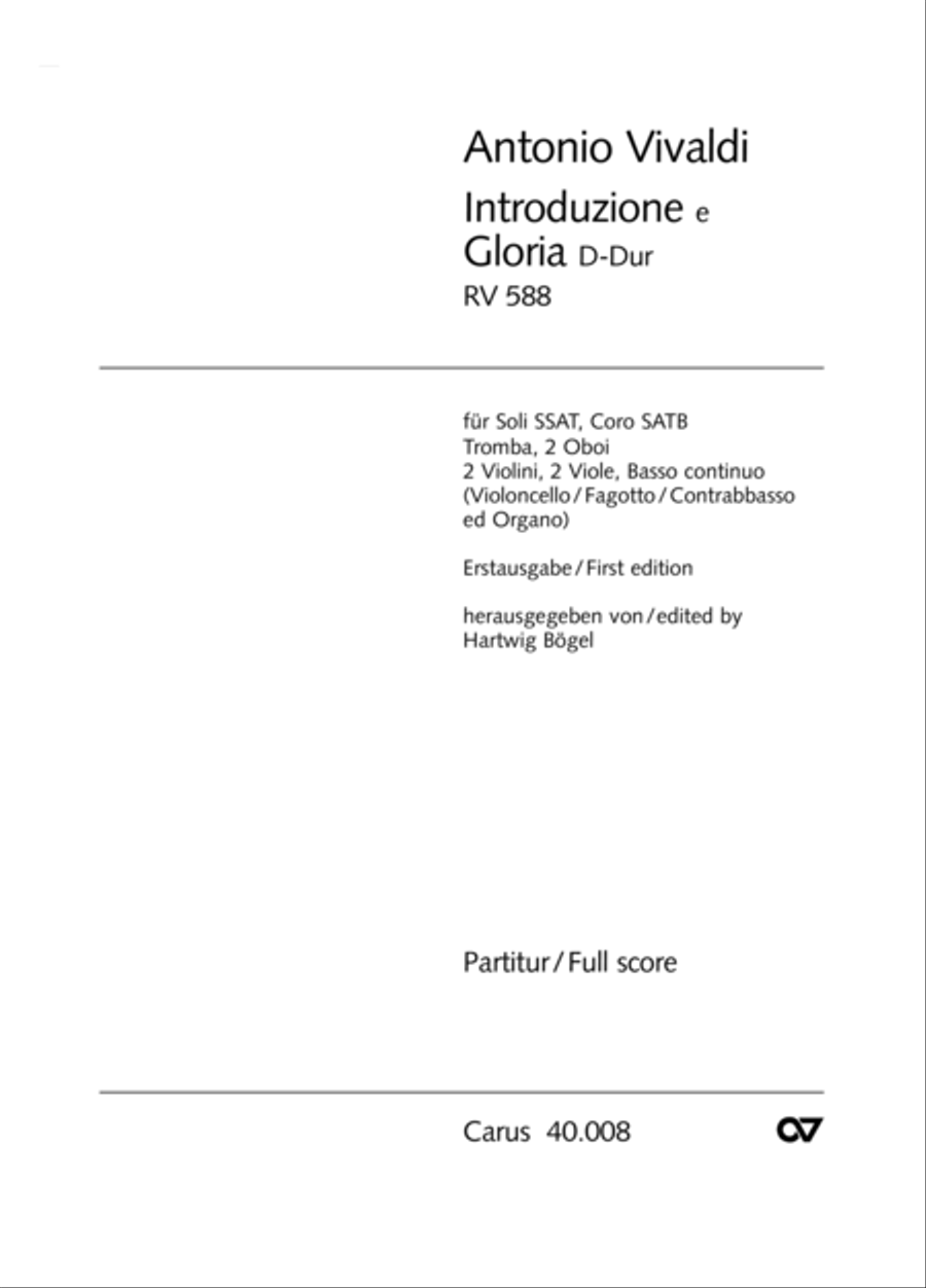 Introduzione e Gloria 4-Part scores gallery preview page 2
