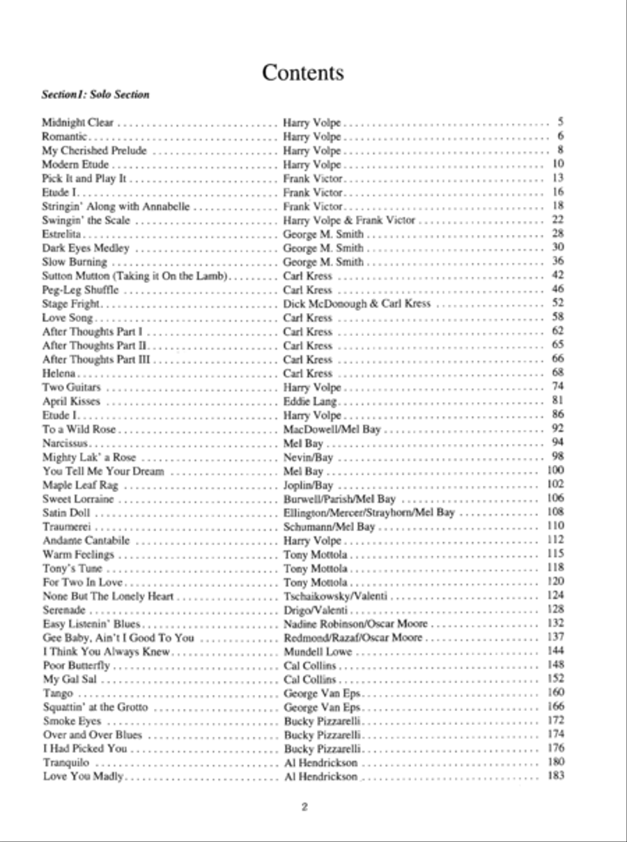 Masters of the Plectrum Guitar Flatpicking Guitar scores gallery preview page 8