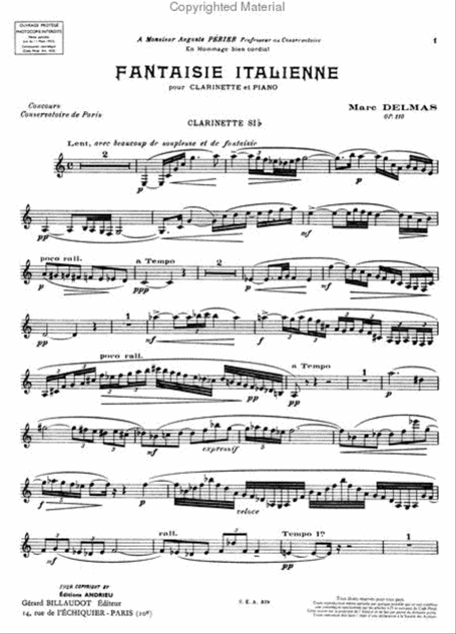 Fantaisie Italienne Chamber Music scores gallery preview page 2