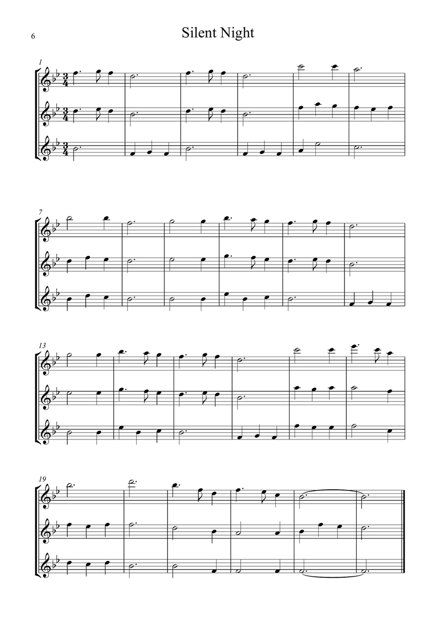 8 Flexible Christmas Trios Large Ensemble scores gallery preview page 6