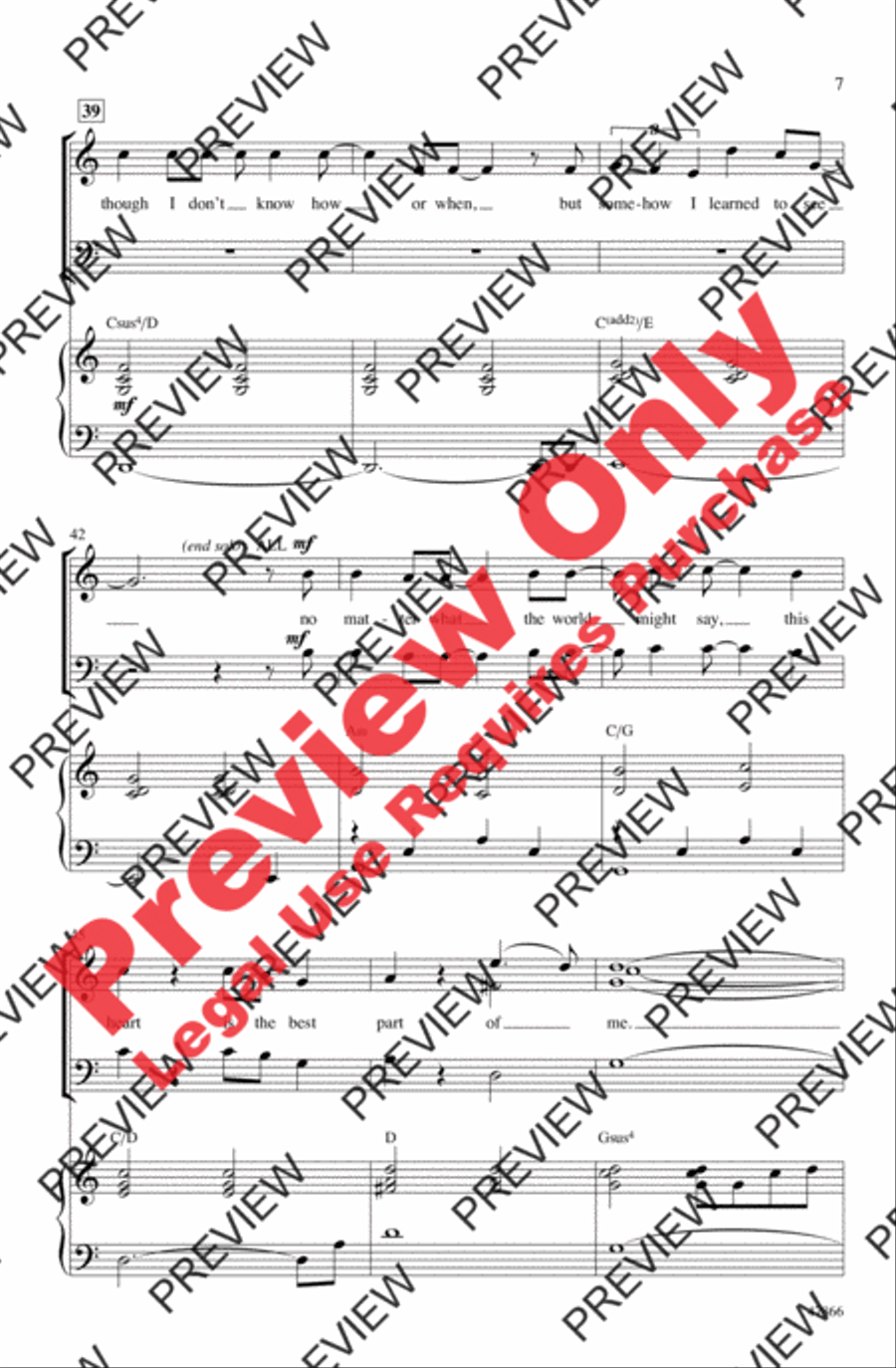 Unruly Heart Unruly Heart 3-Part scores gallery preview page 6