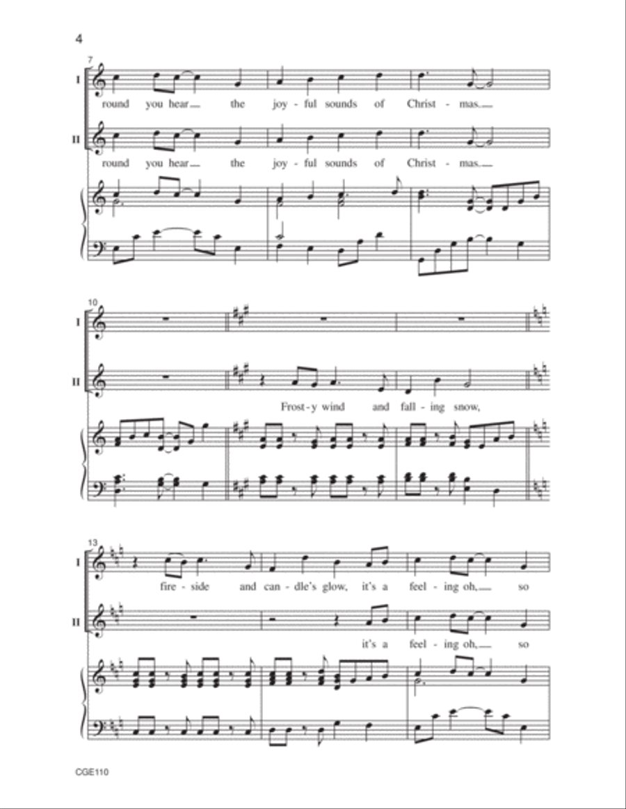 Christmas is Here! 2-Part scores gallery preview page 3