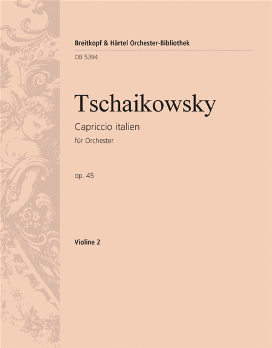 Capriccio italien Op. 45 Orchestra scores gallery preview page 1