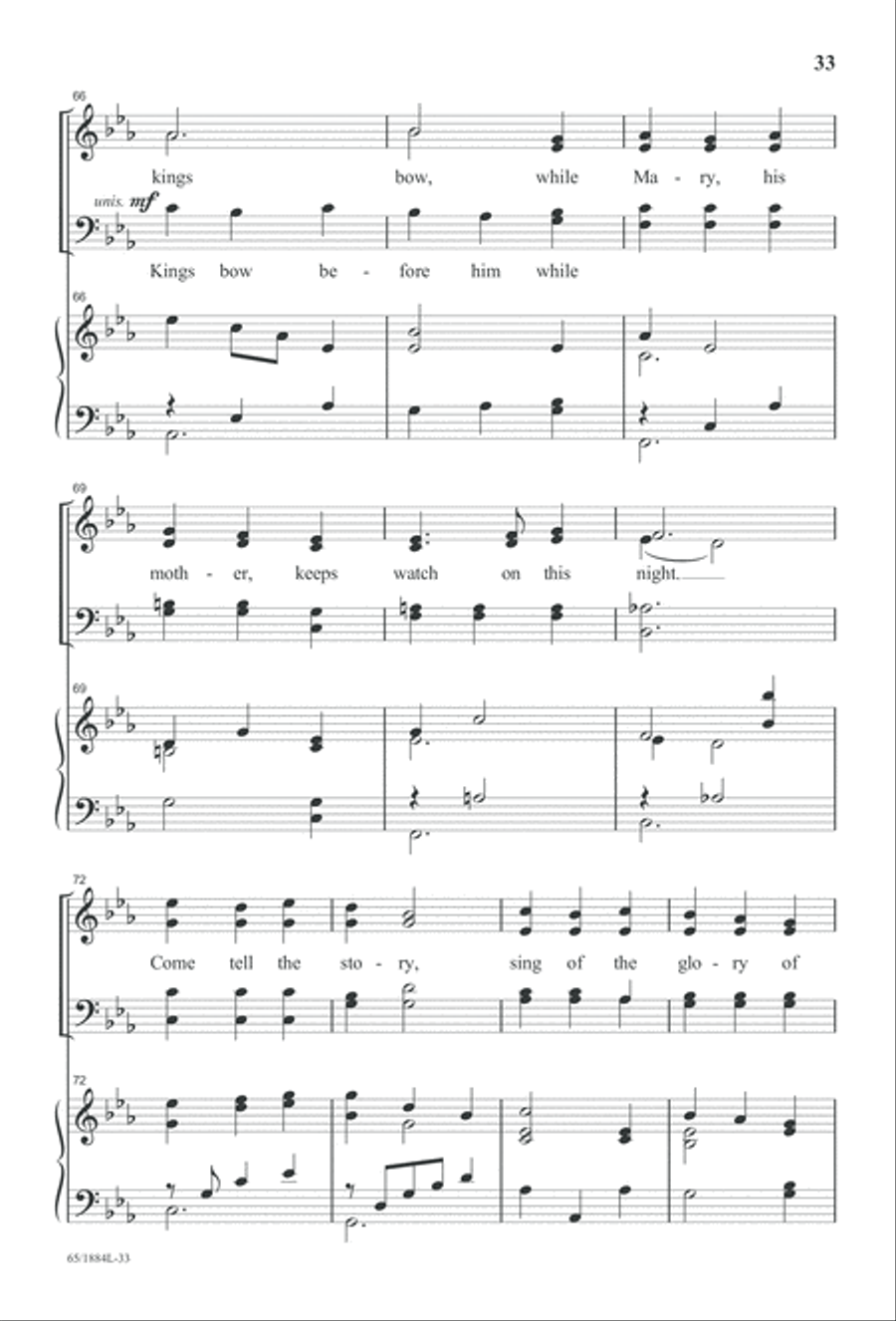 Let Us Adore Him Let Us Adore Him 4-Part scores gallery preview page 35