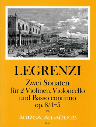 Book cover for 2 Sonatas op. 8/4-5
